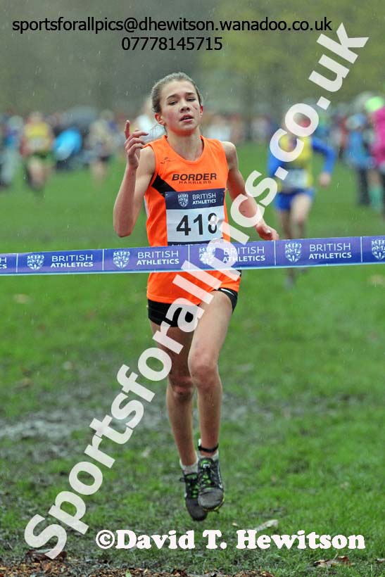 Girls under-15s, British Athletics Liverpool Cross Challenge, Sefton Park, Liverpool. Photo: David T. Hewitson/Sports for All Pics